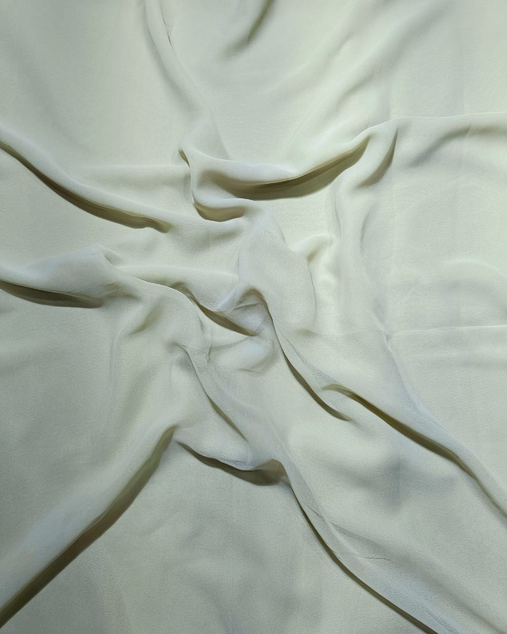 Plain Georgette Dusty Green Colour 44 Inches Width
