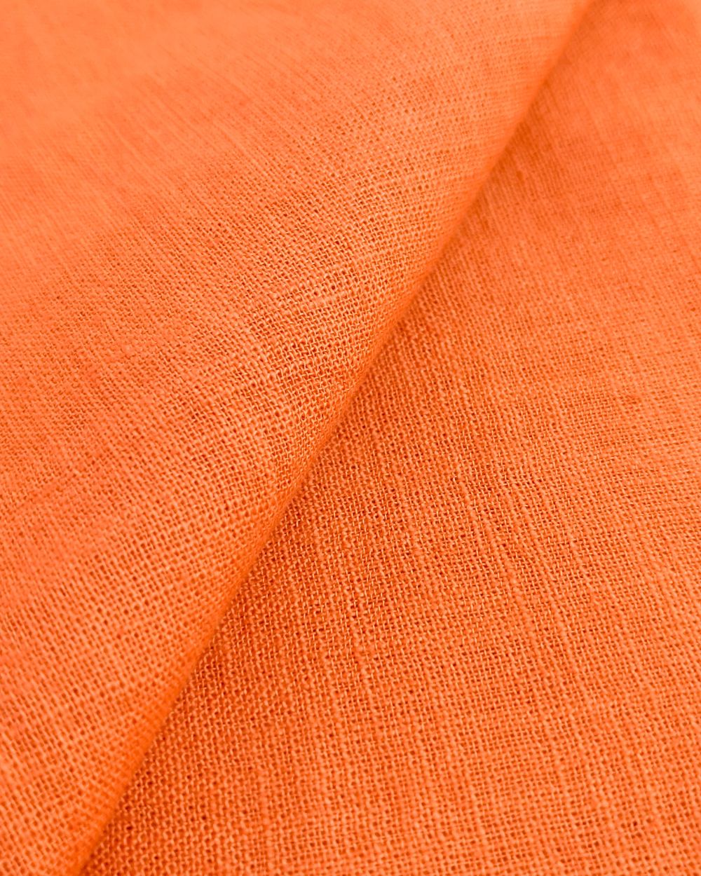 Plain Cotton Linen Rust Colour 43 Inches Width