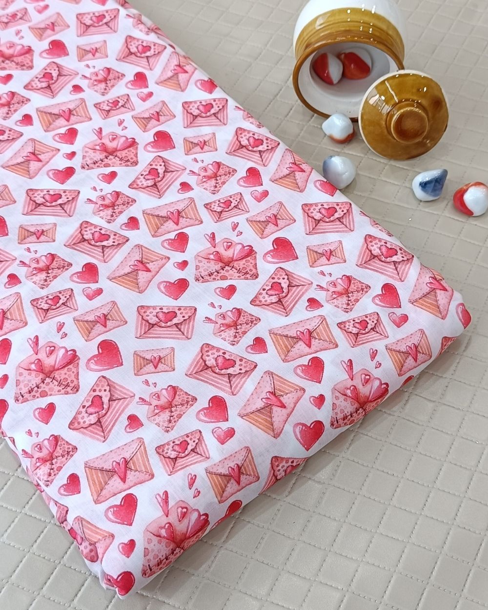 Soft Cotton with Kids Print (Baby/Nursery) White Colour 44 Inches Width