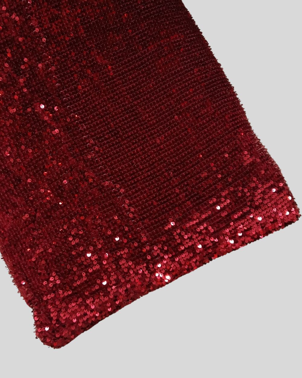 Velvet  Sequin Red Colour 57 Inches Width