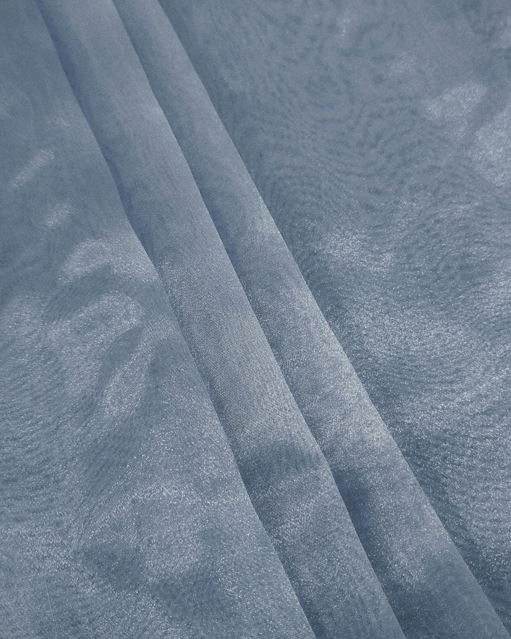 Plain Organza Bluish Grey Colour 45 Inches Width