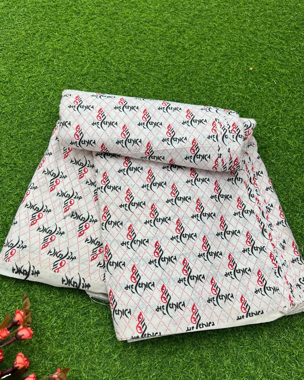Printed Cotton White Colour 44 Inches Width
