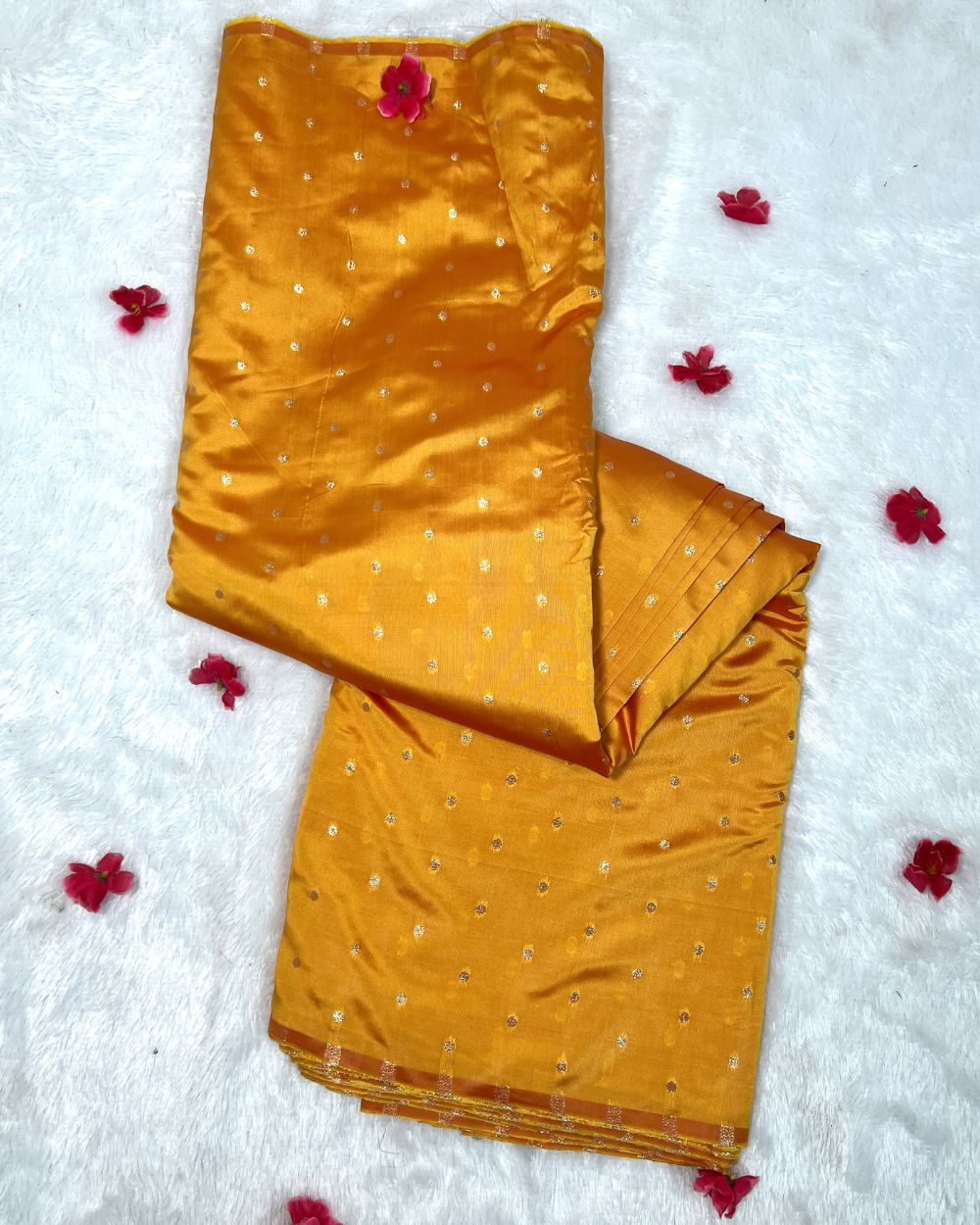 Taffeta Work Turmeric Yellow Colour 60 Inches Width