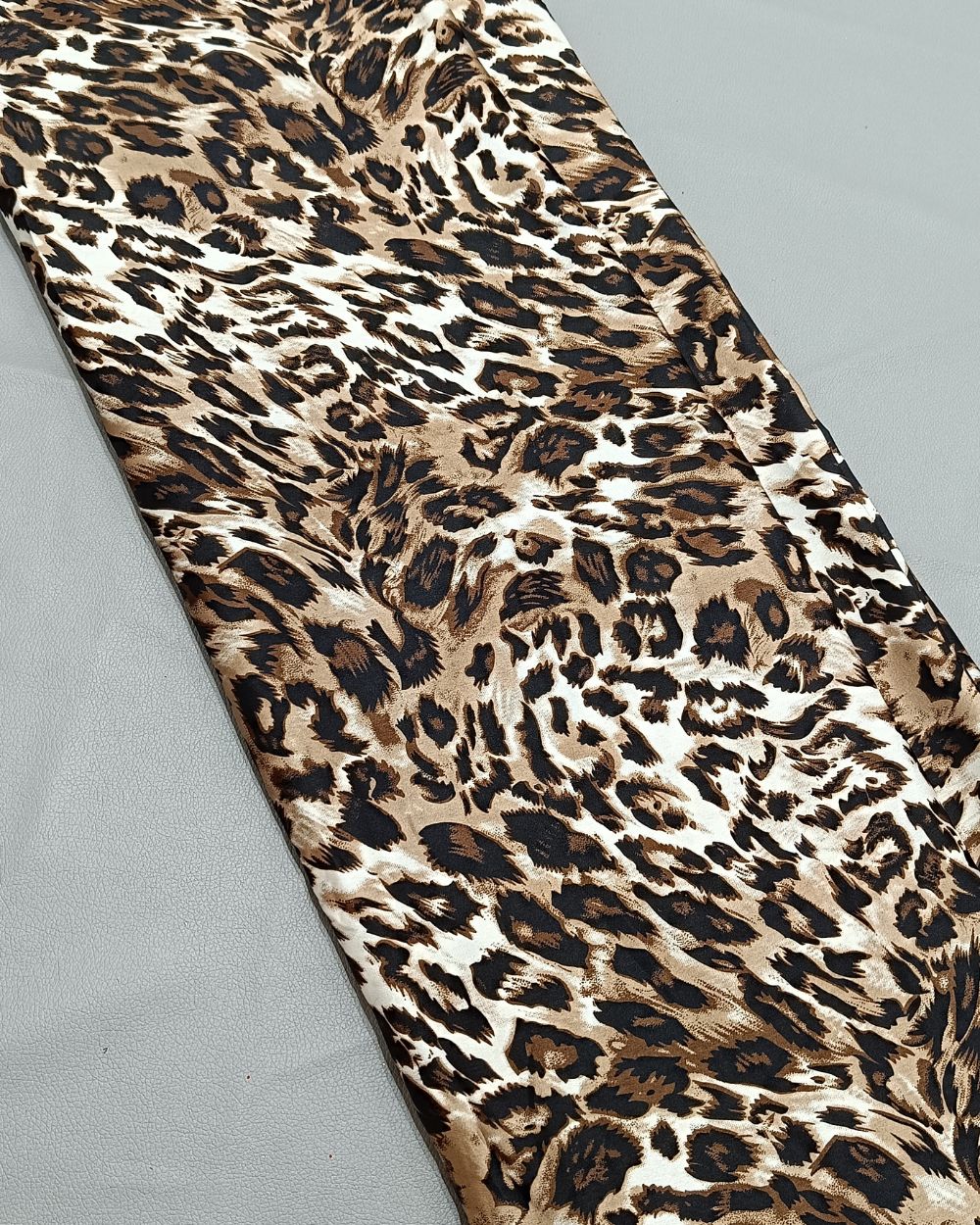 Printed Satin Brown Colour 45 Inches Width