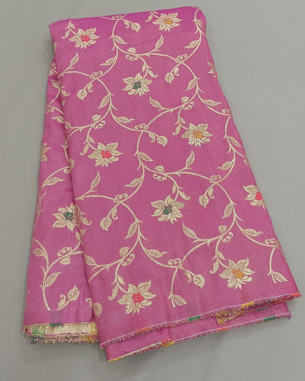 Banarasi Pink Colour 45 Inches Width