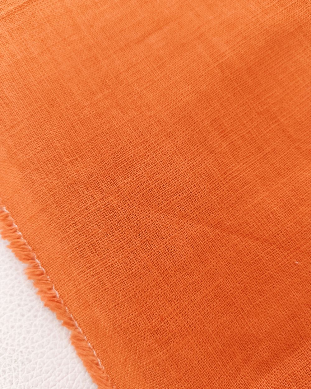 Plain Cotton Linen Rust Colour 43 Inches Width