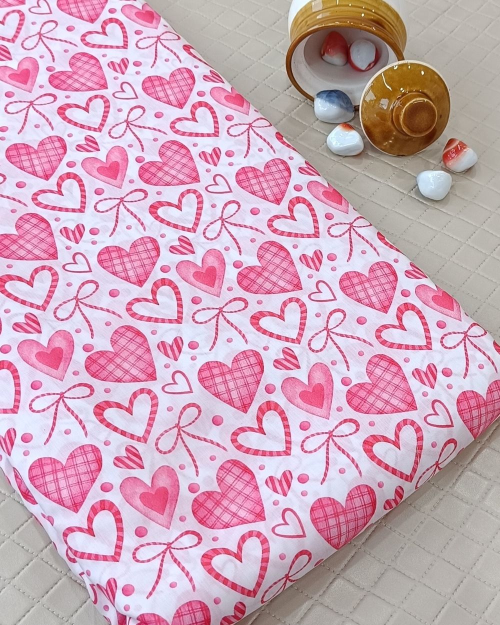Soft Cotton with Kids Print (Baby/Nursery) White Colour 44 Inches Width