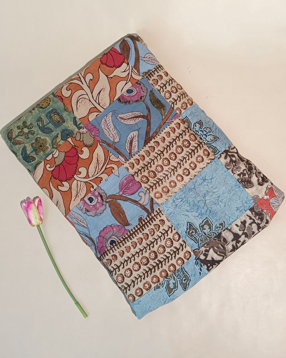 Printed Cotton  Patchwork Quilt Multicolor 42 Inches Width