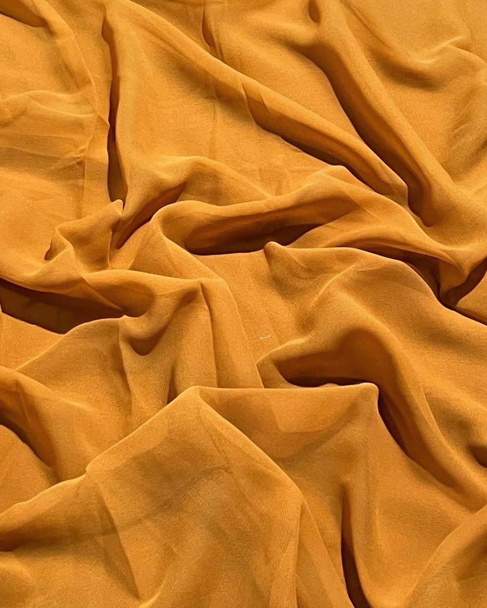 Plain Georgette Caramel Colour 44 Inches Width