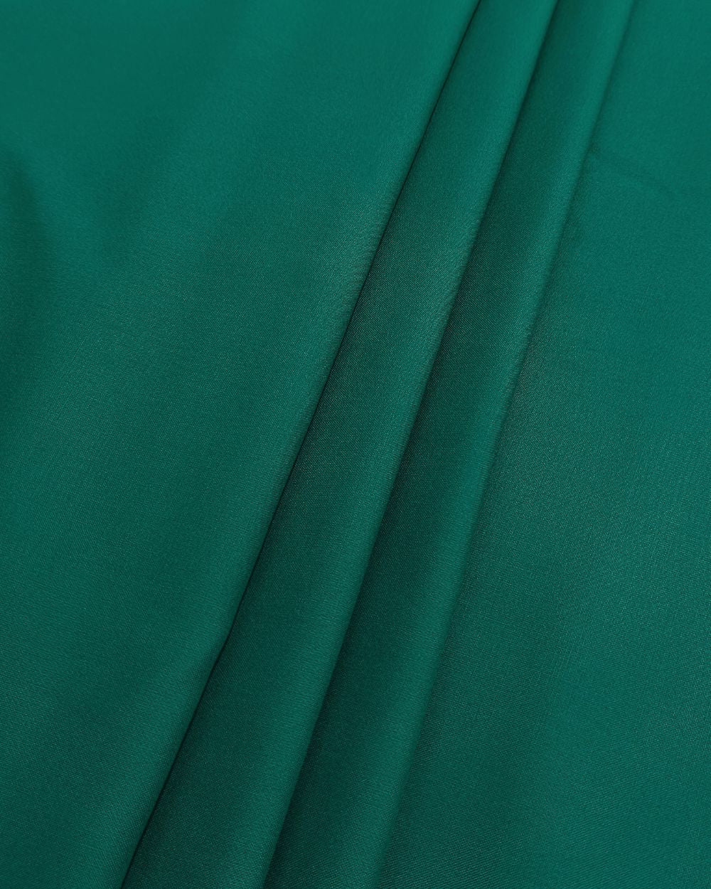 Plain Rayon-cotton Peacock Green Colour 44 Inches Width