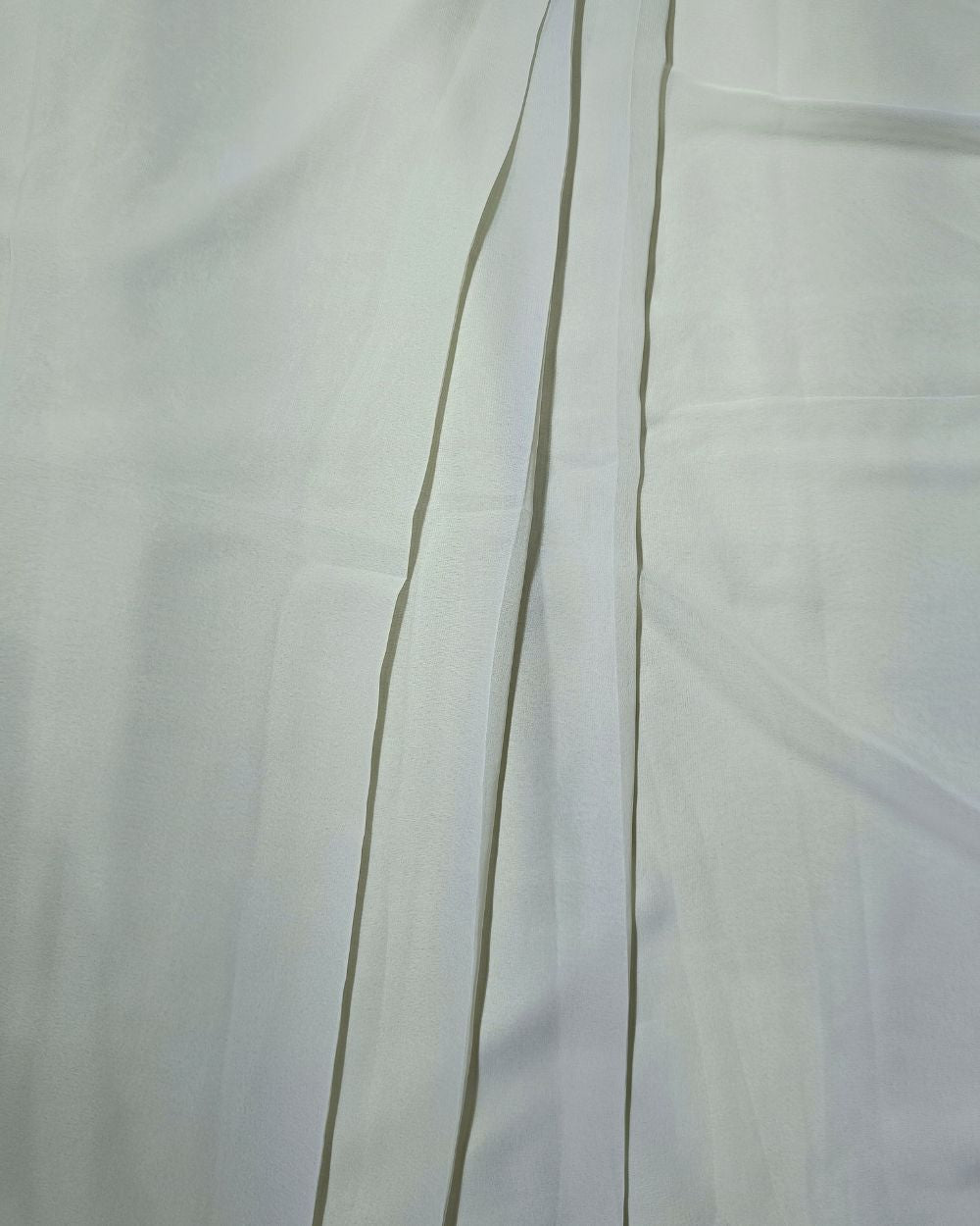 Plain Georgette Dusty Green Colour 44 Inches Width