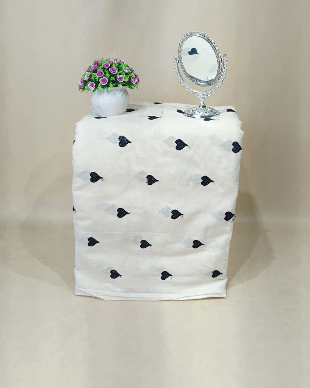 Kora Cotton Work Black 45 Inches Width