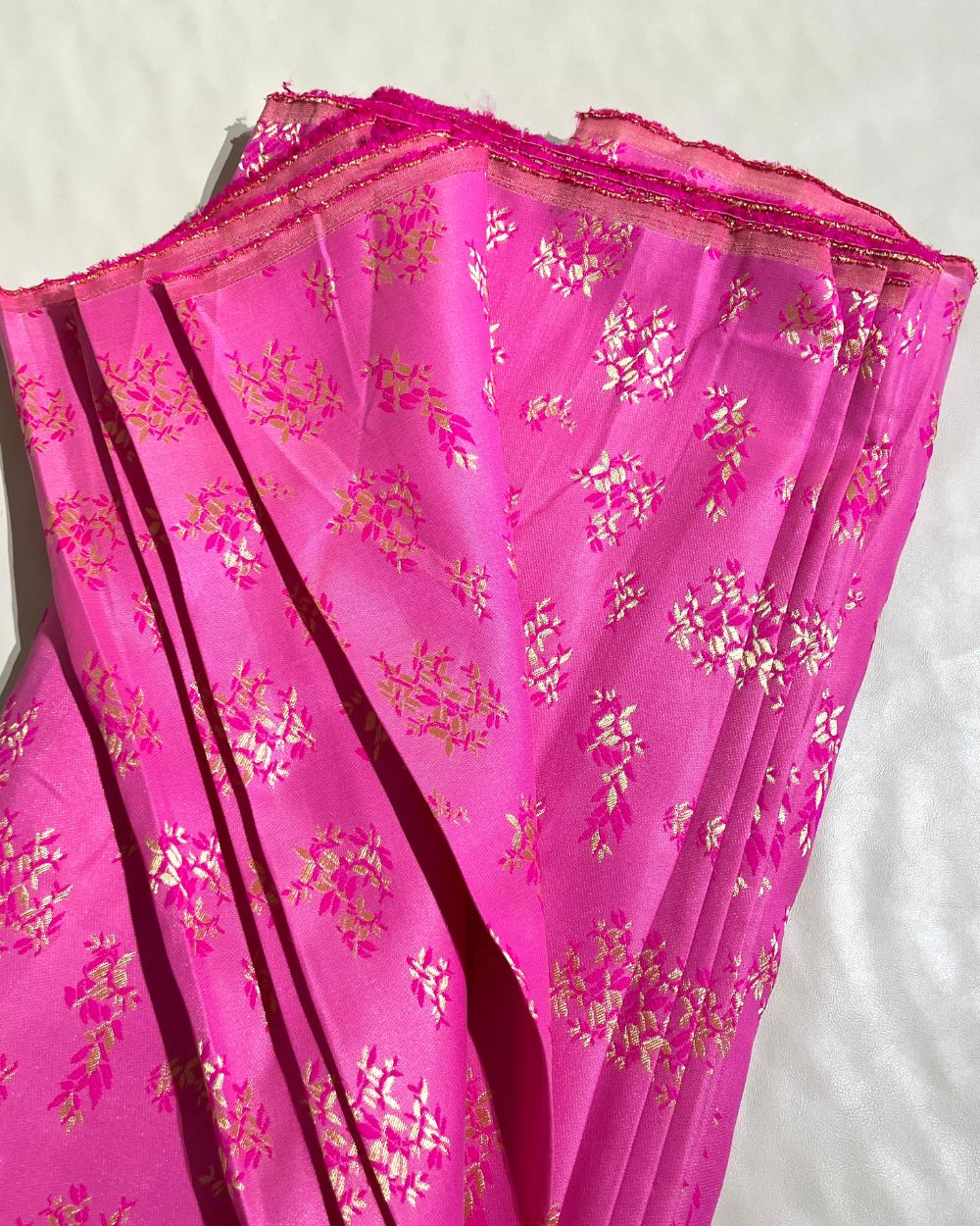 Brocade Pink Colour 60 Inches Width