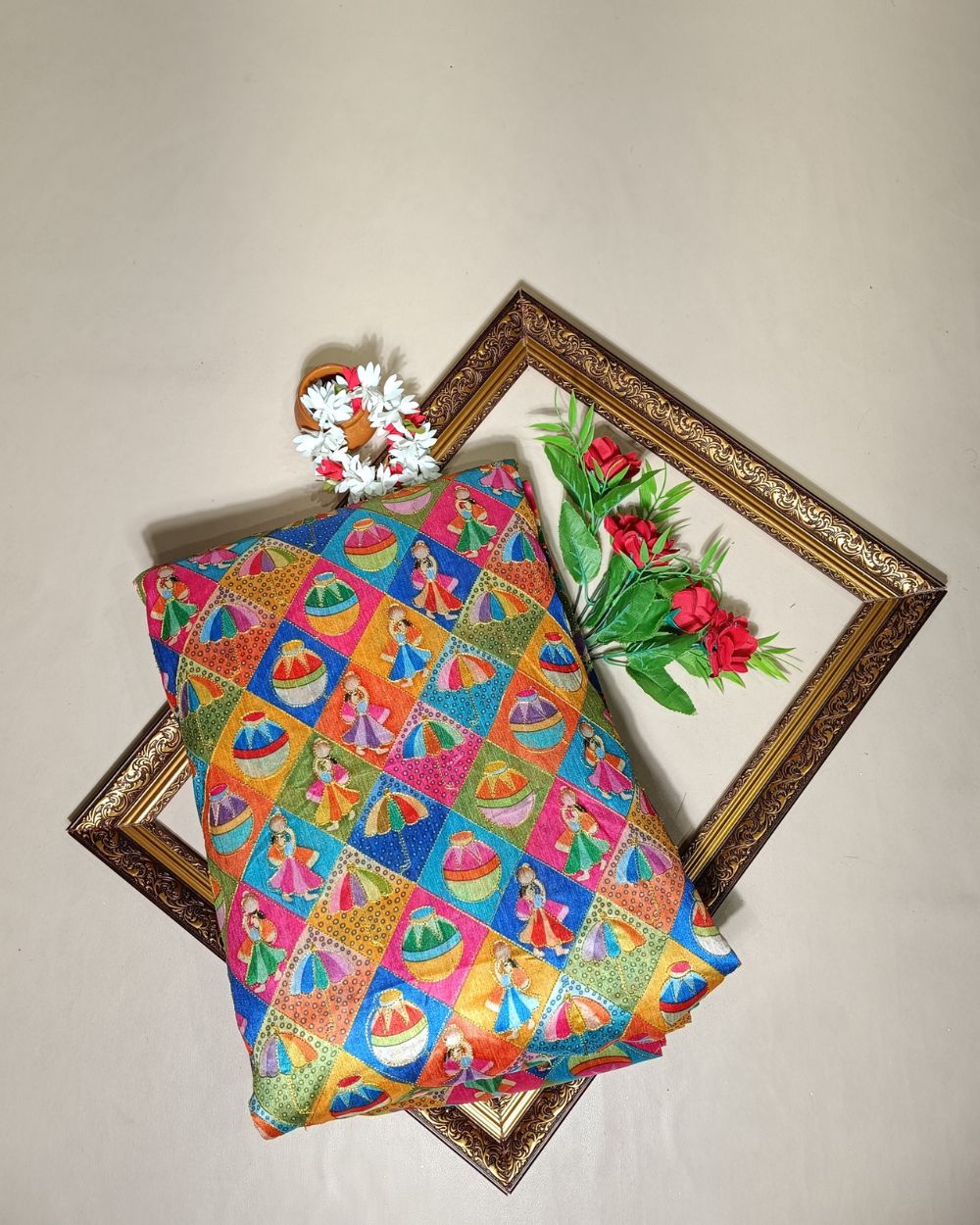 Mulberry Work Multicolour Colour 44 Inches Width