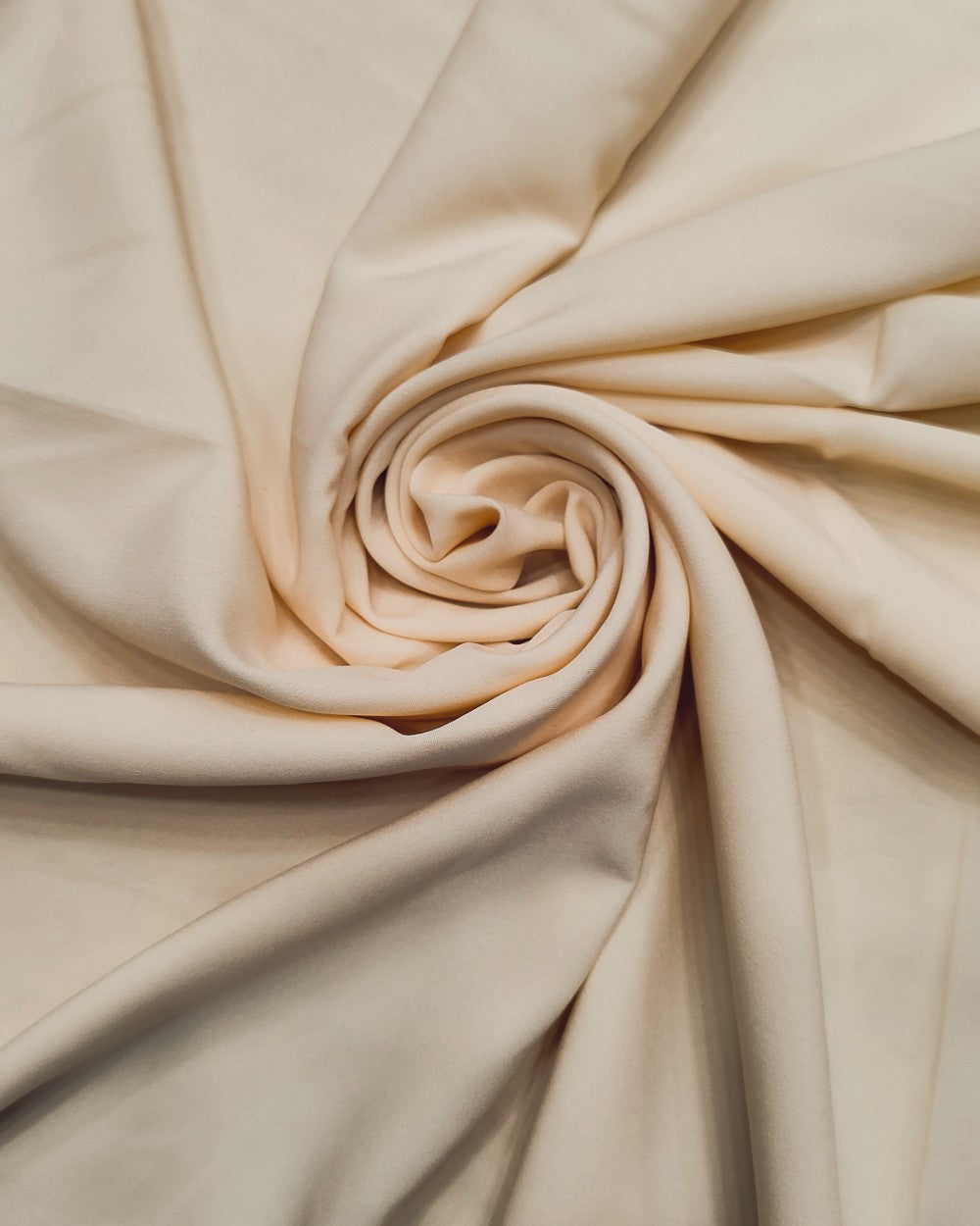Plain Butter Crepe(American) Oatmeal Golden Colour 42 Inches Width