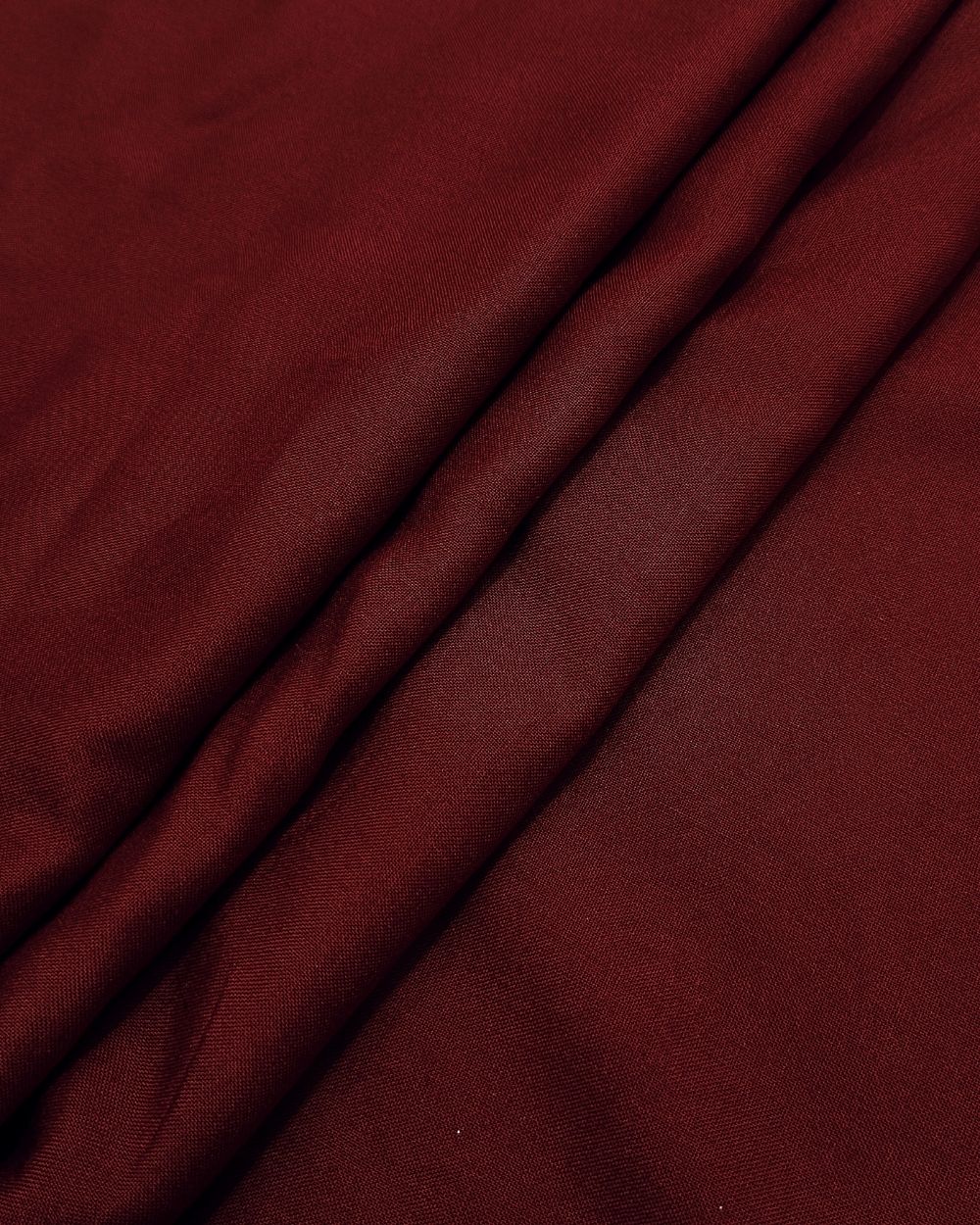 Plain Rayon-cotton Marron Colour 44 Inches Width