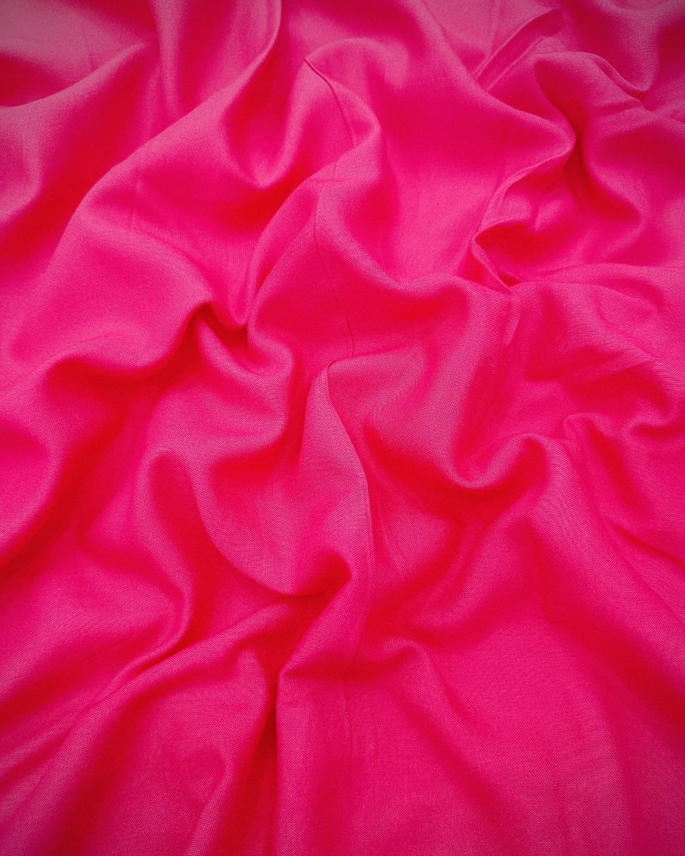 Plain Rayon-cotton Hot Pink Colour 44 Inches Width