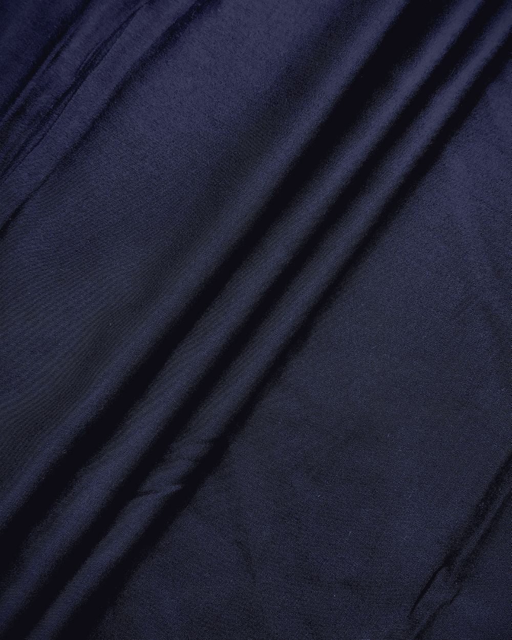 Plain Rayon-cotton Navy Blue Colour 44 Inches Width