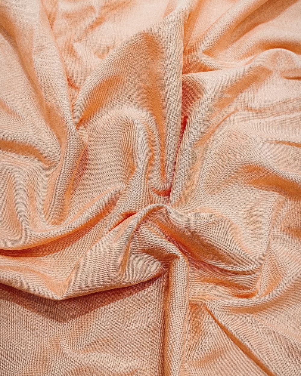 Plain Rayon-cotton Peach Fuzz Colour 44 Inches Width