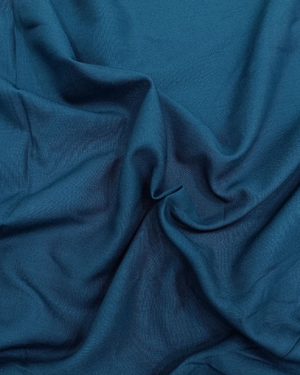 Plain Rayon-cotton Oceanside Blue Colour 44 Inches Width