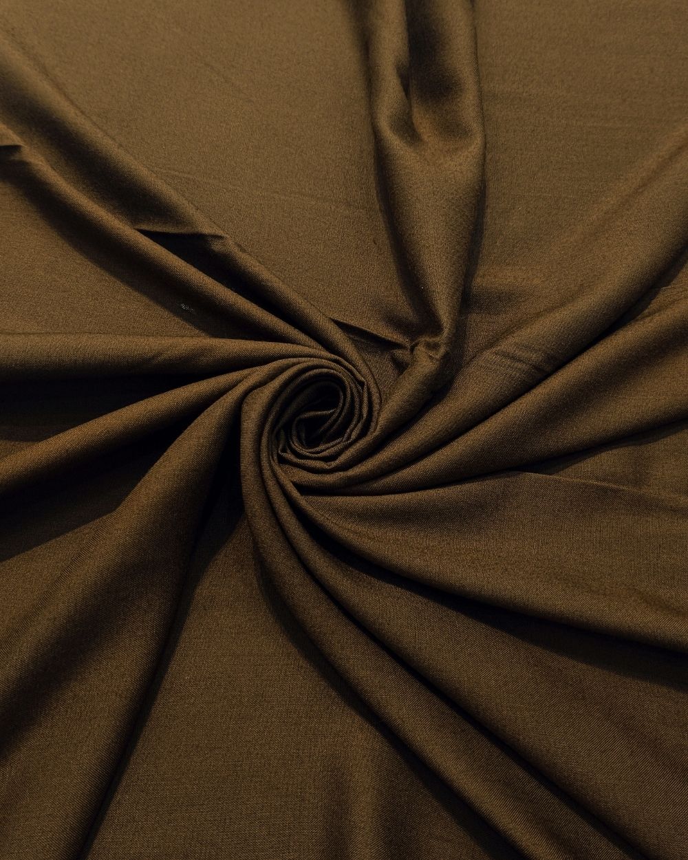 Plain Rayon-cotton Toffee Brown Colour 44 Inches Width