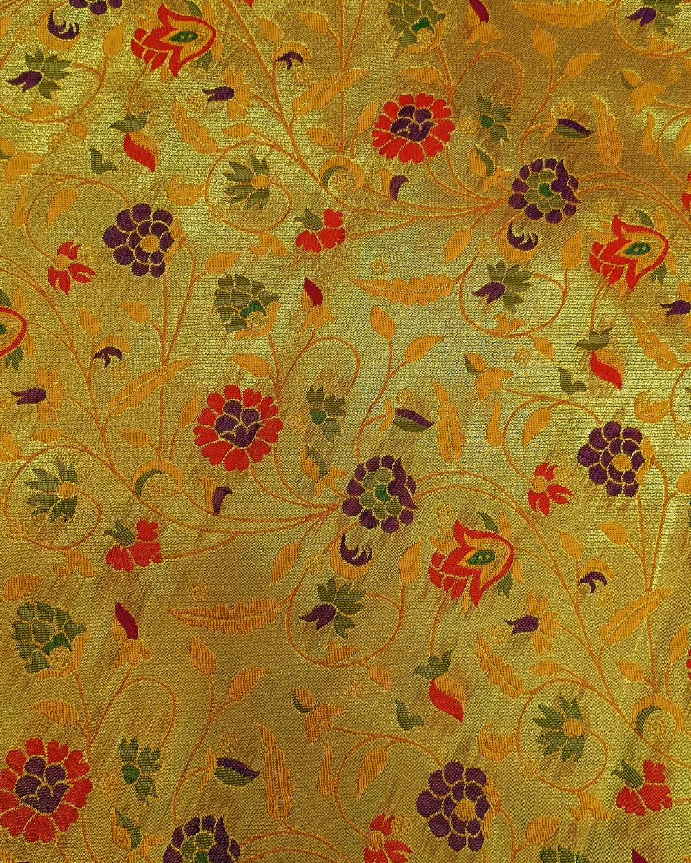 Paithani Brocade Multicolor 46 Inches Width