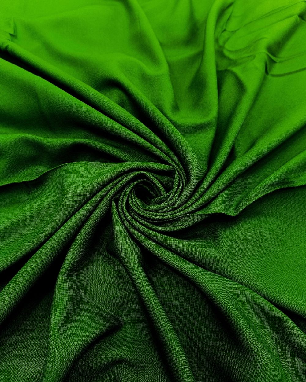 Plain Rayon-cotton Green Colour 44 Inches Width