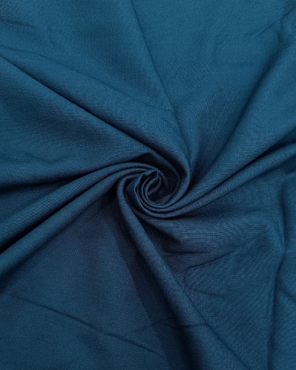 Plain Rayon-cotton Oceanside Blue Colour 44 Inches Width