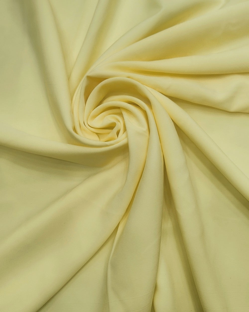 Plain Butter Crepe (American) Light Lemon Yellow Colour 42 Inches Width