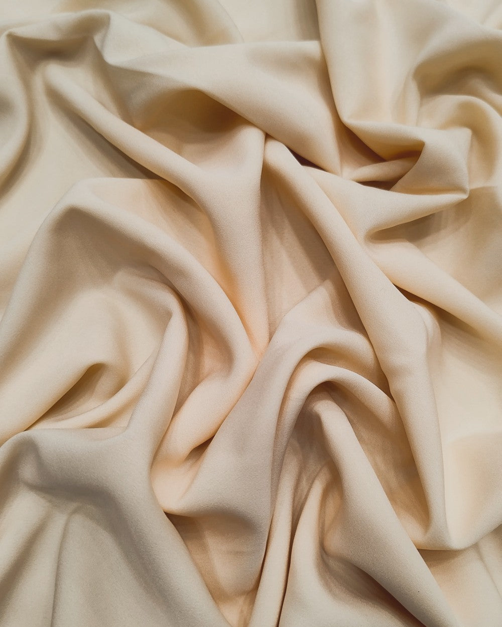 Plain Butter Crepe(American) Oatmeal Golden Colour 42 Inches Width