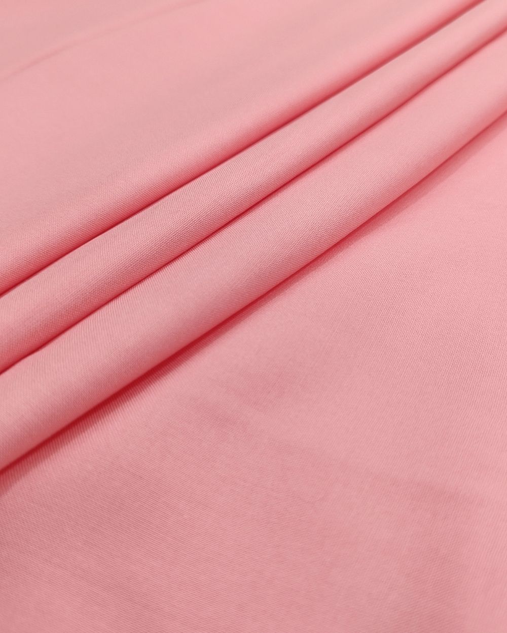 Plain Rayon-cotton Peachy Pink Colour 44 Inches Width