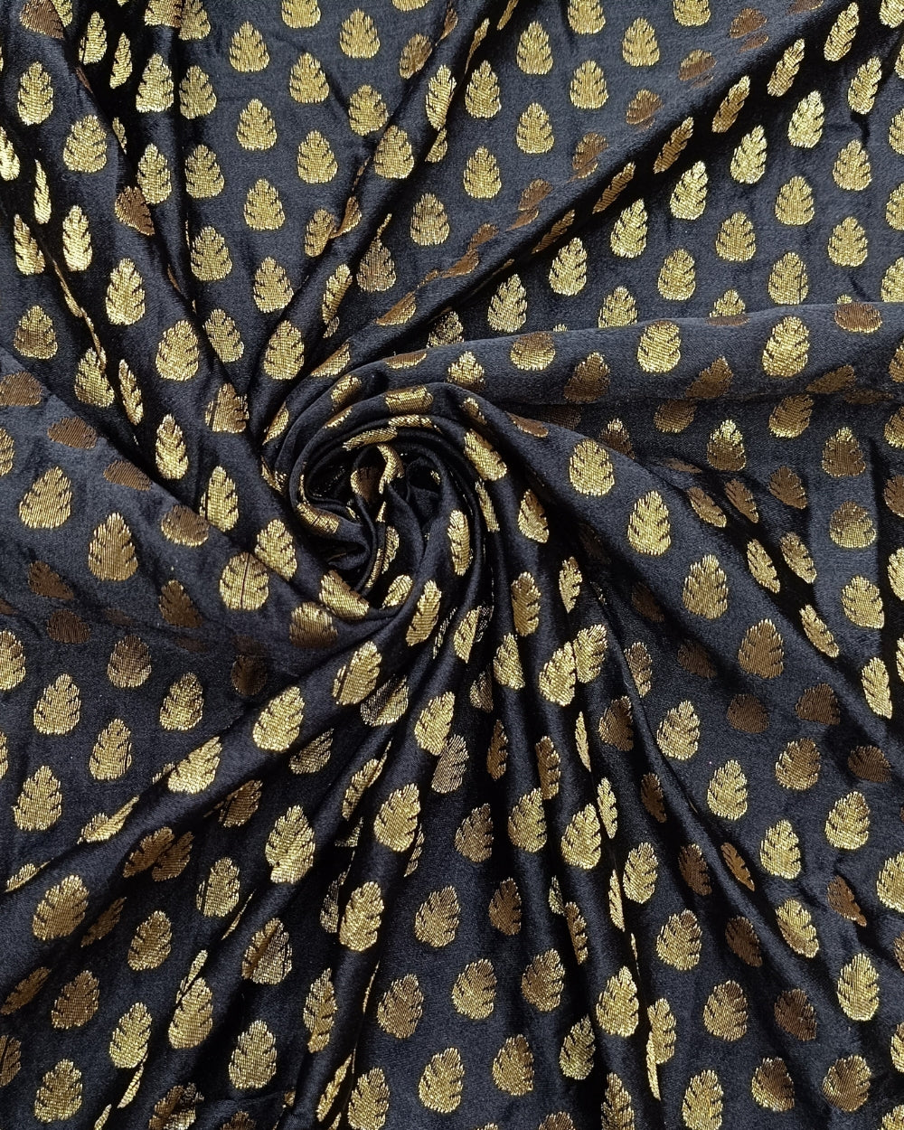 Banarasi Black Colour 42 Inches Width