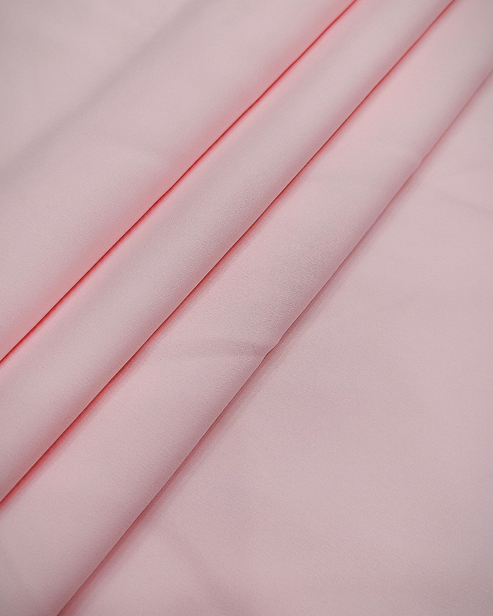 Plain Butter Crepe(American) Baby Pink Colour 42 Inches Width