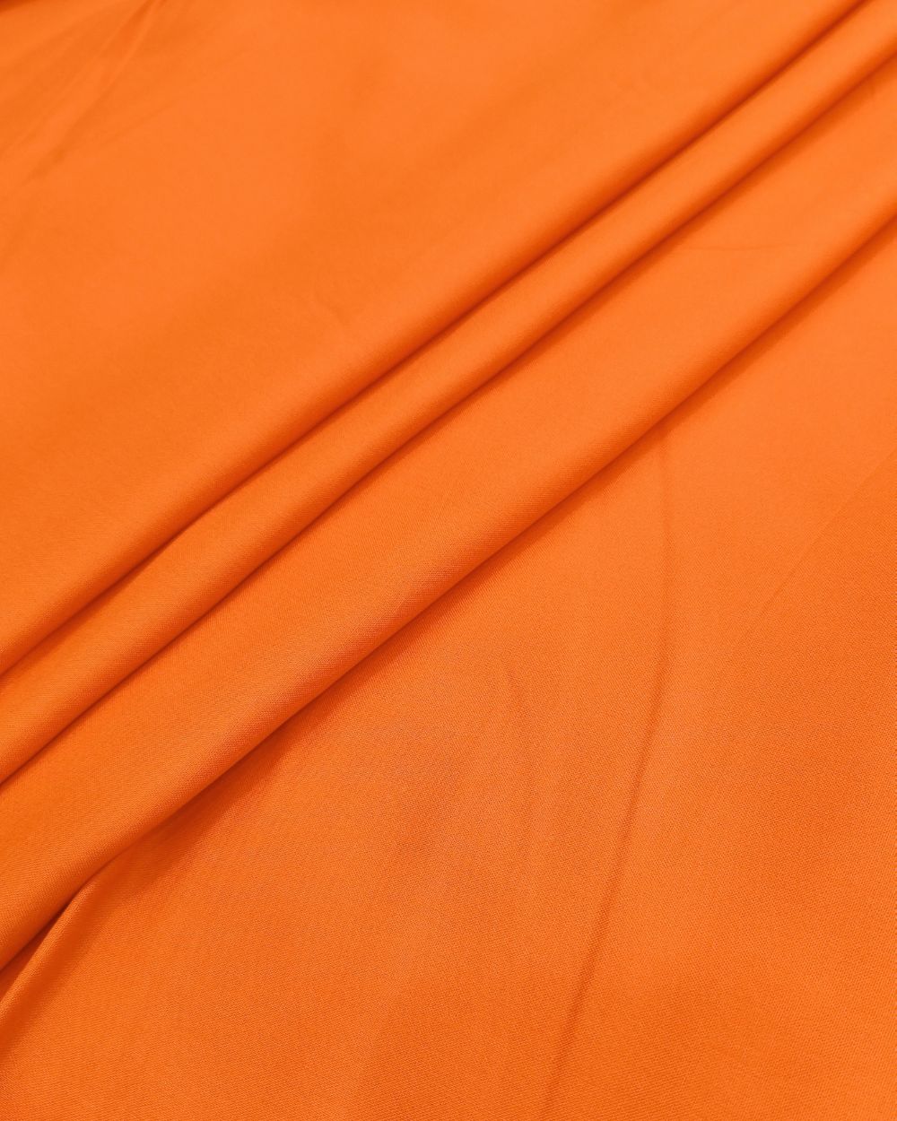 Plain Rayon-cotton Orange Colour 44 Inches Width