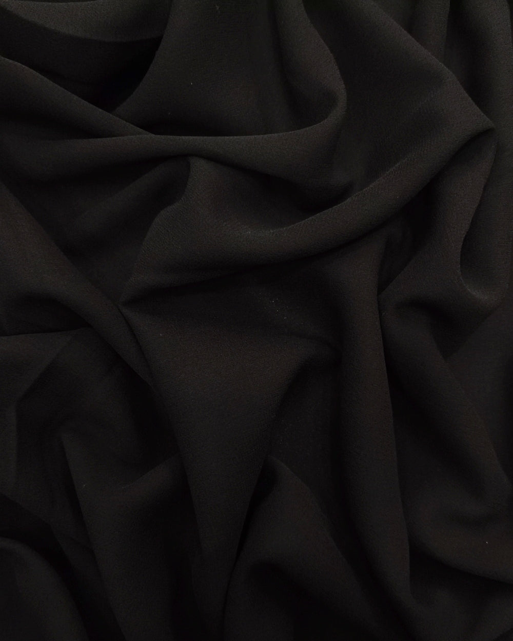 Plain Georgette Black Colour 42 Inches Width