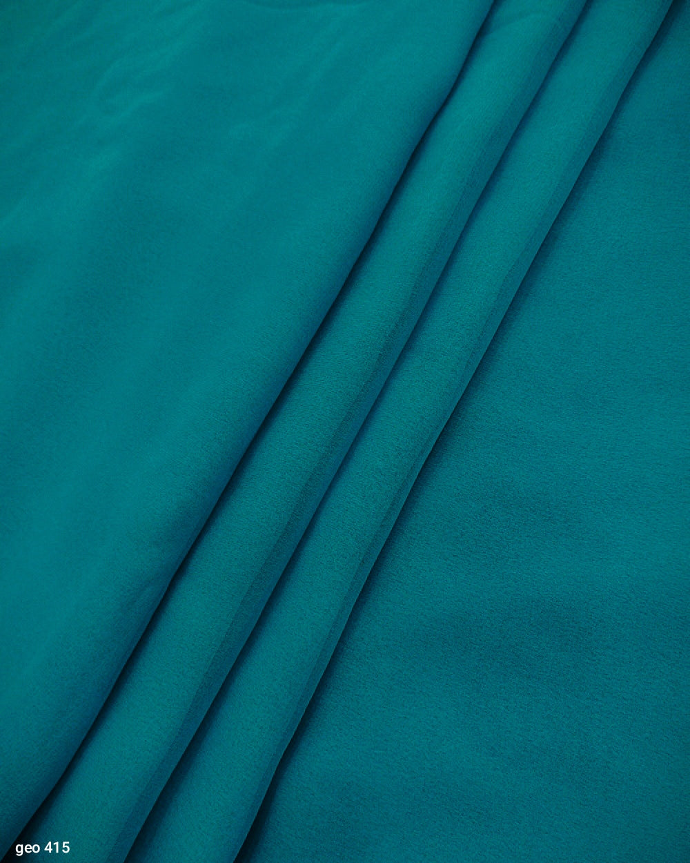 Plain Georgette Turquoise Blue Colour 44 Inches Width