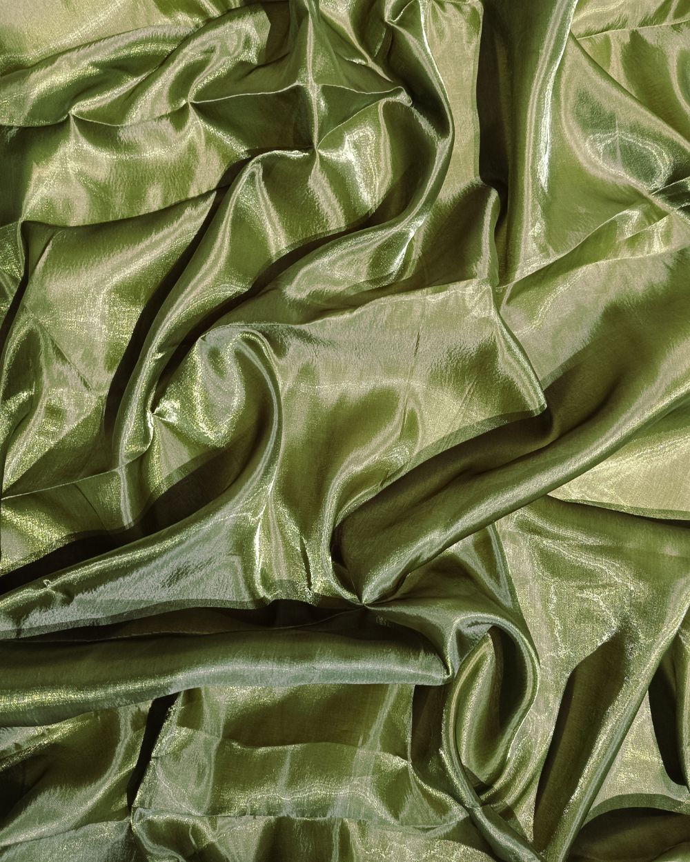 Plain Jimmy Choo Mehandi Green Colour 45 Inches Width