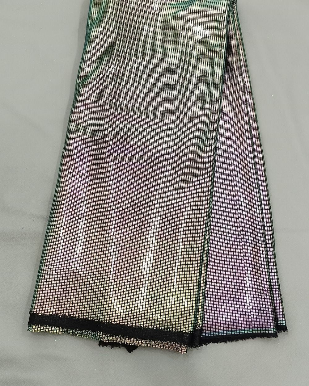 Imported Holographic Lycra Multicolor 48 Inches Width