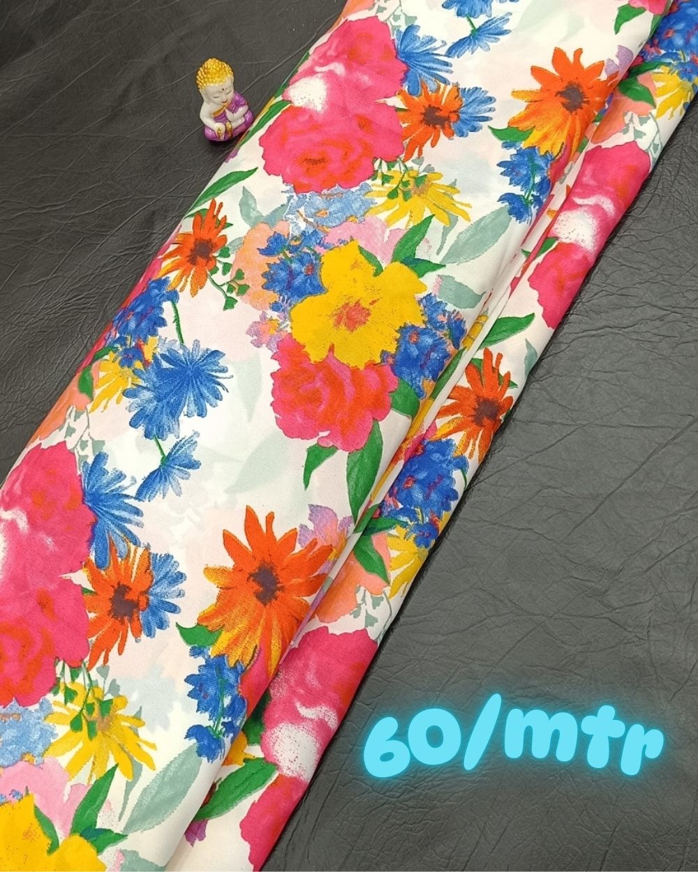 Printed Crepe Multicolor 44 Inches Width