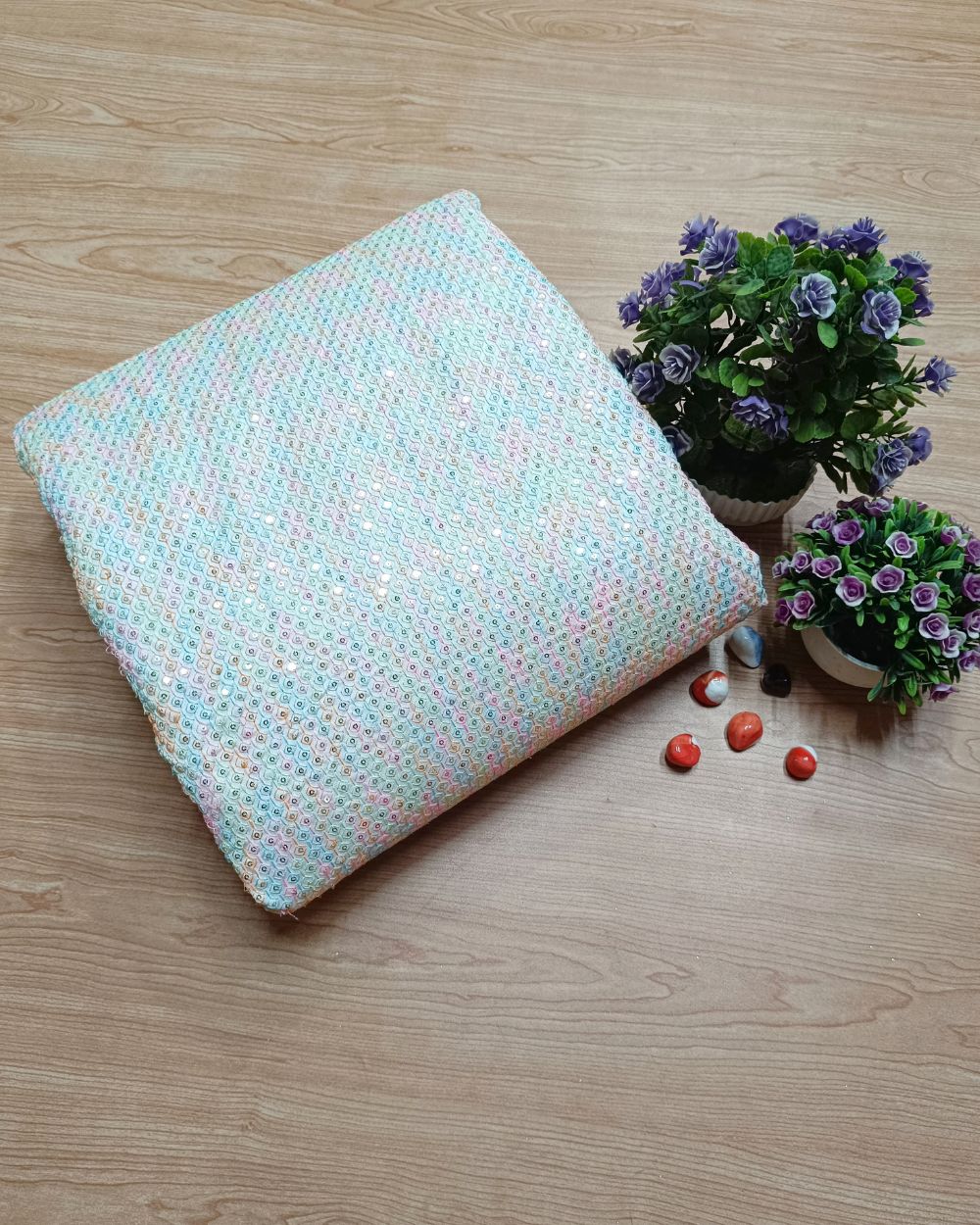 Mulberry Work White 42 Inches Width