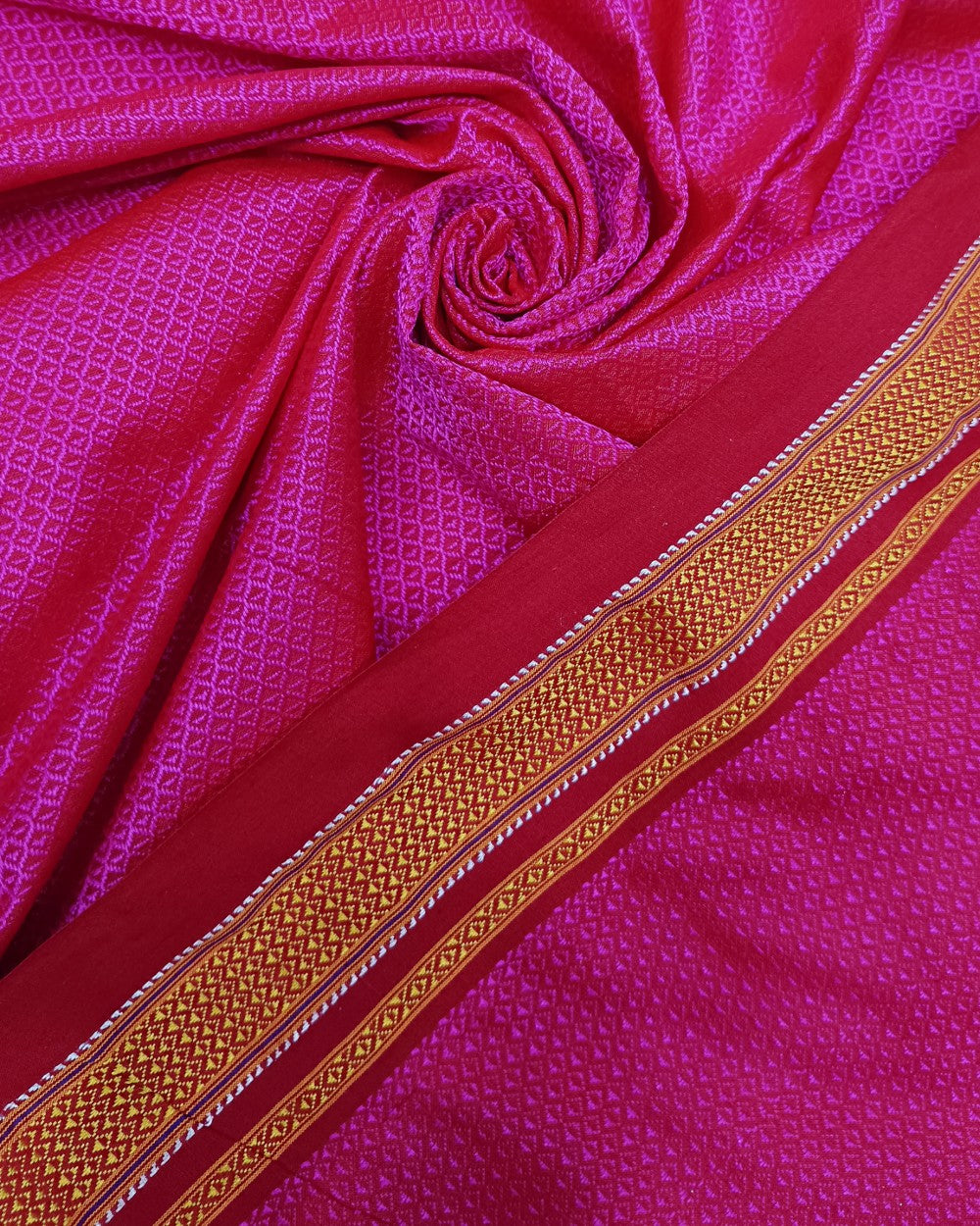 Cotton Khun Pink Colour 36 Inches Width