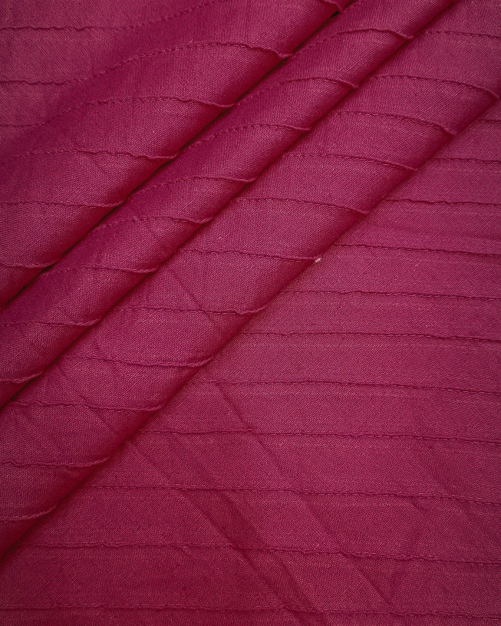 Printed Cotton Pintex Rani Pink Colour 42 Inches Width