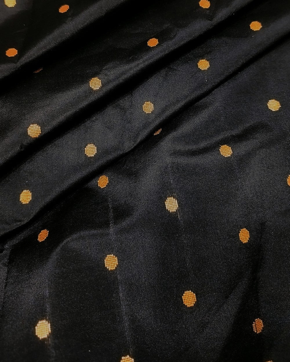 Brocade Black Colour 44 Inches Width