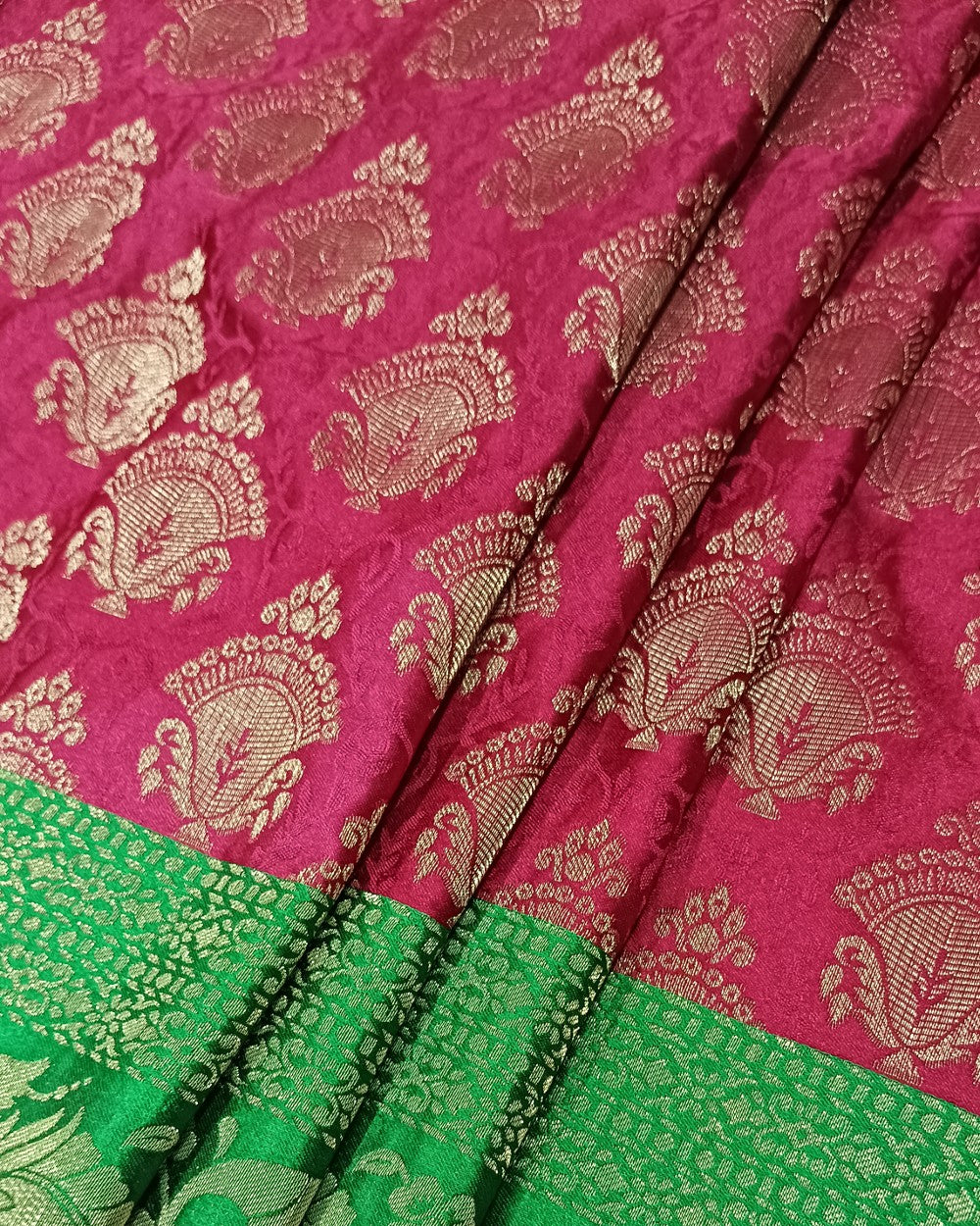 Banarasi Maroon Colour 48 Inches Width