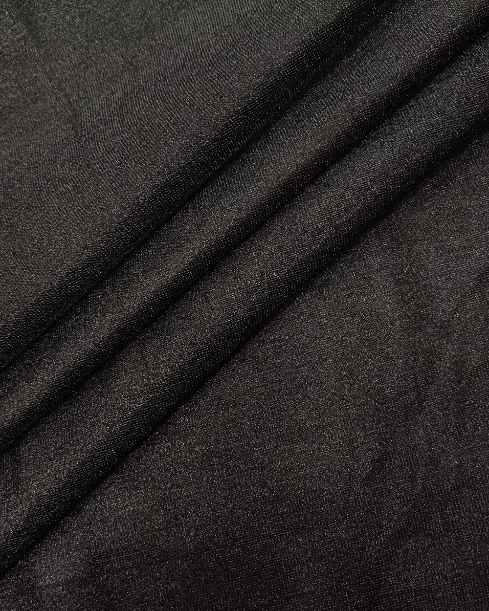 Plain Net-silky Black Colour 42 Inches Width