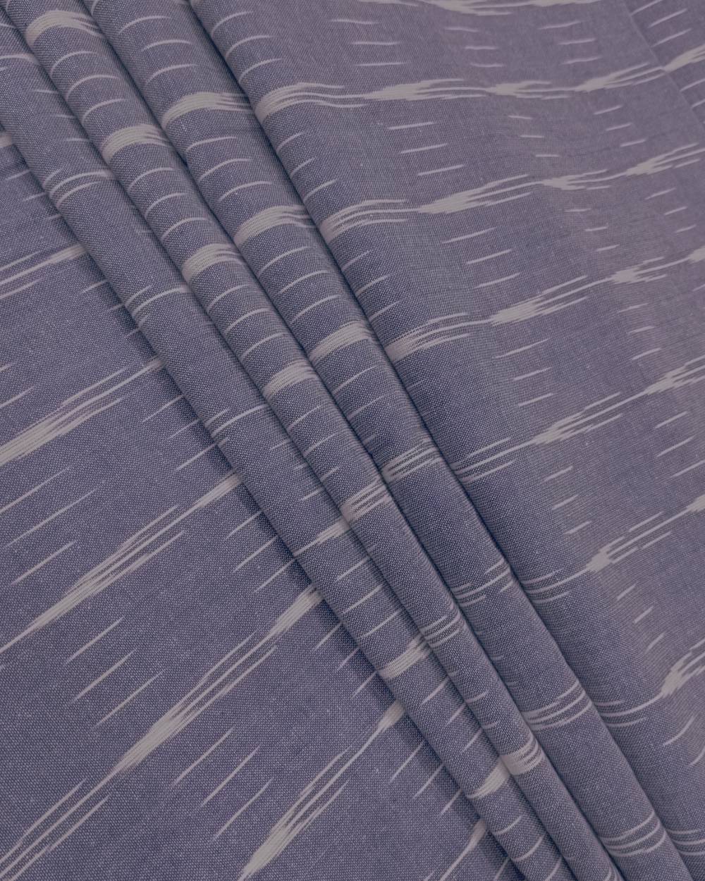 Cotton Ikat Lavender Colour 45 Inches Width