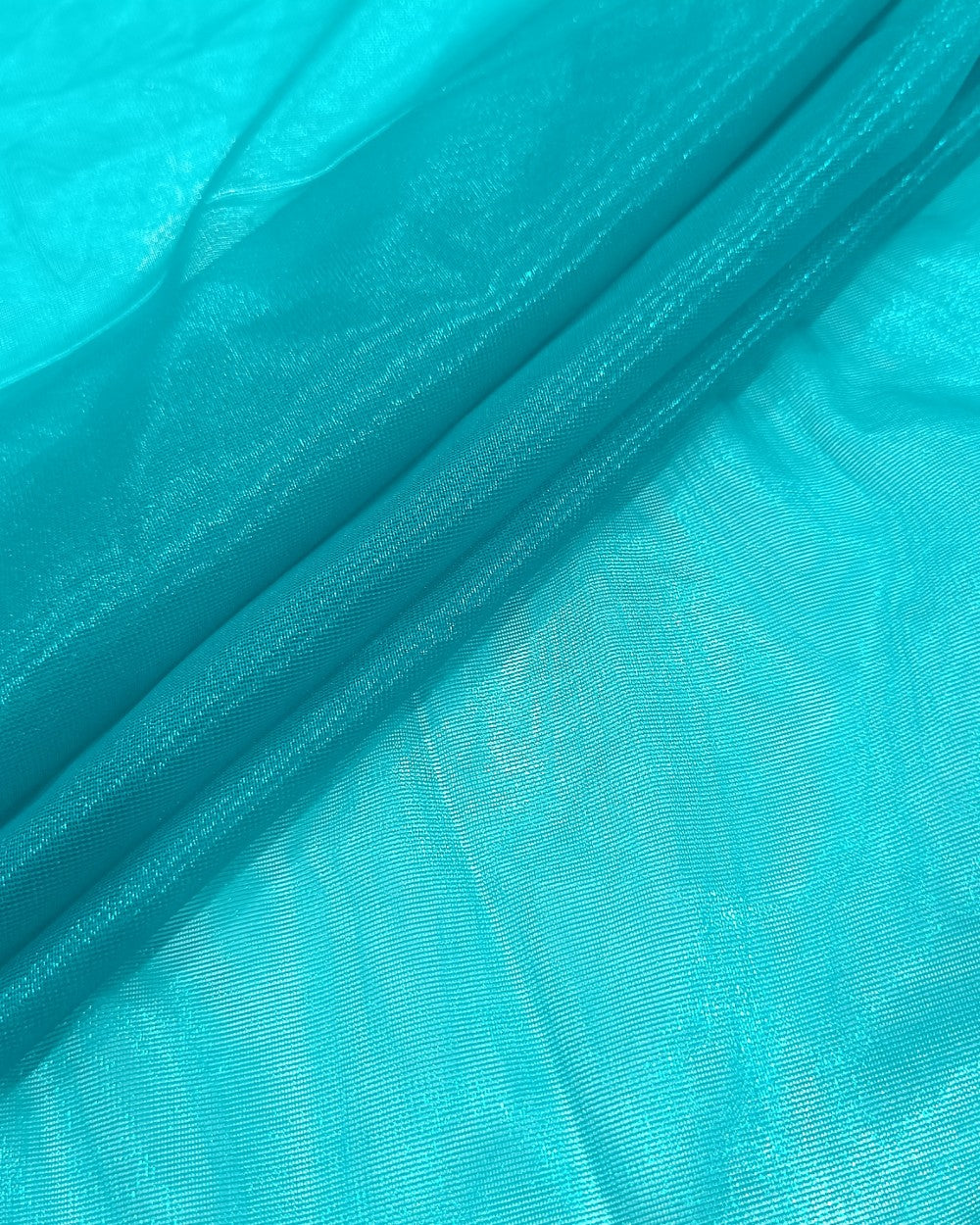 Twill Net Saree Without Blouse Peacock Green(Morpankhi) Colour 47 Inches Width