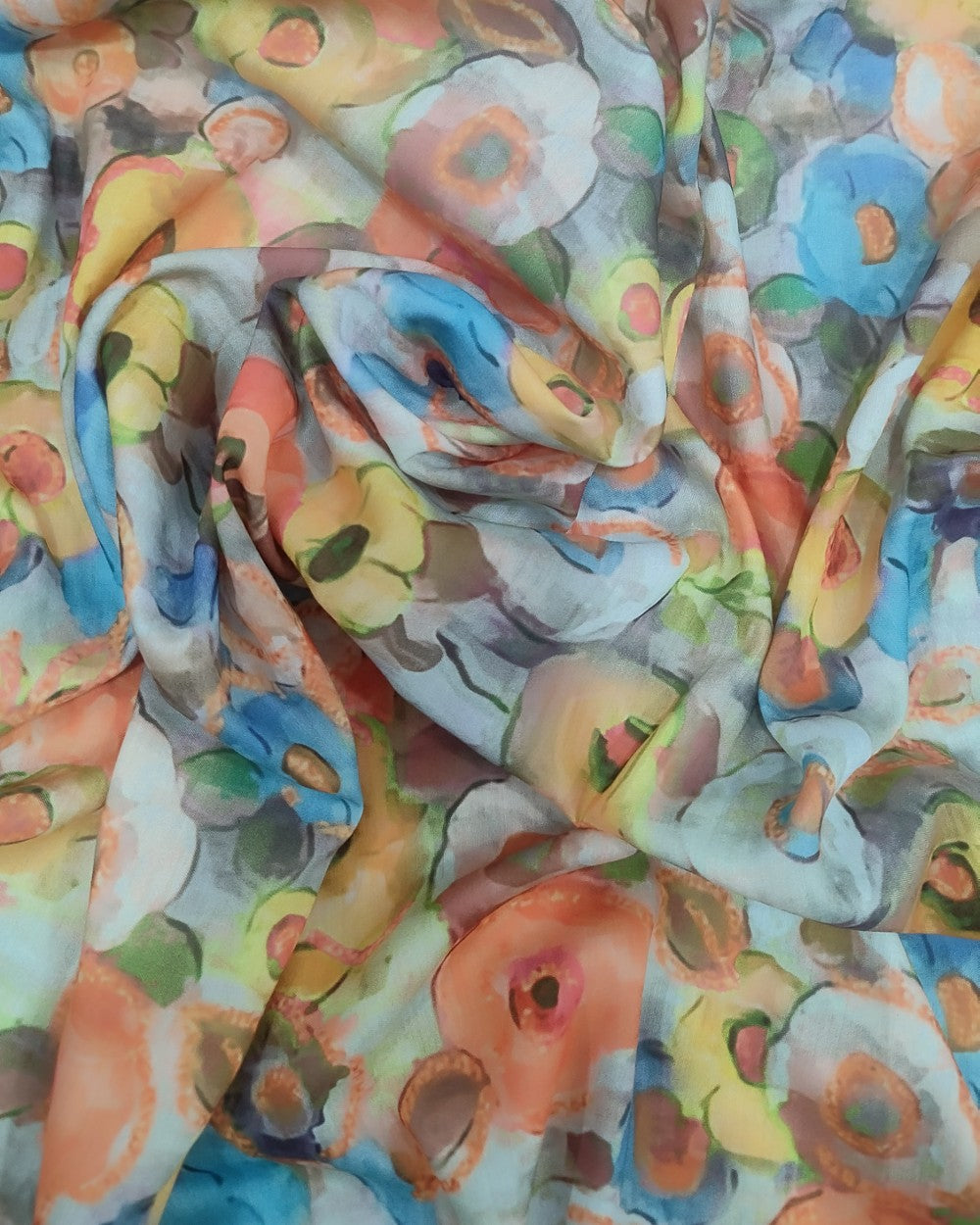 Printed Mix Cotton Multicolor 43 Inches Width